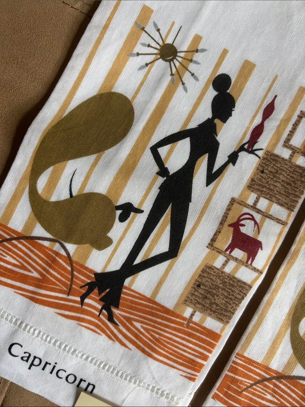 Capricorn zodiac Astrology girls Kitchen Towels Set of 2 NWT